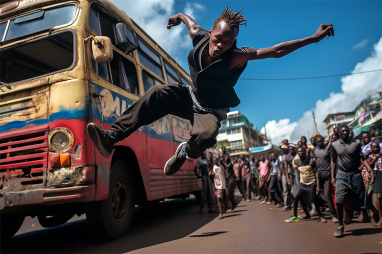 Matatu surfing: Kenyans have found a dangerous way of riding buses | Photo: SurferToday