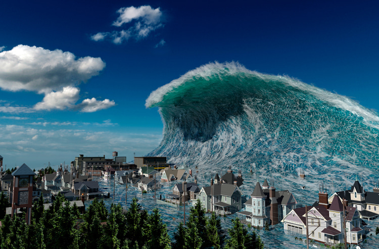 Megatsunami: a wave that can travel up to 500 miles per hour | Photo: Shutterstock
