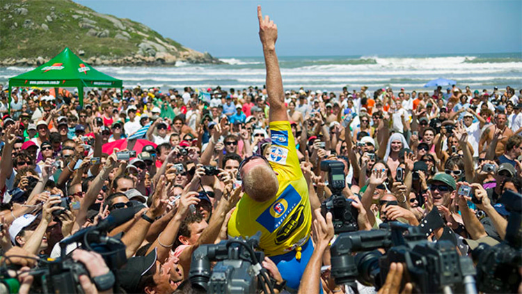 Mick Fanning: the Australian surfer won his first world title in 2007 in Brazil | Photo: ASP World Tour