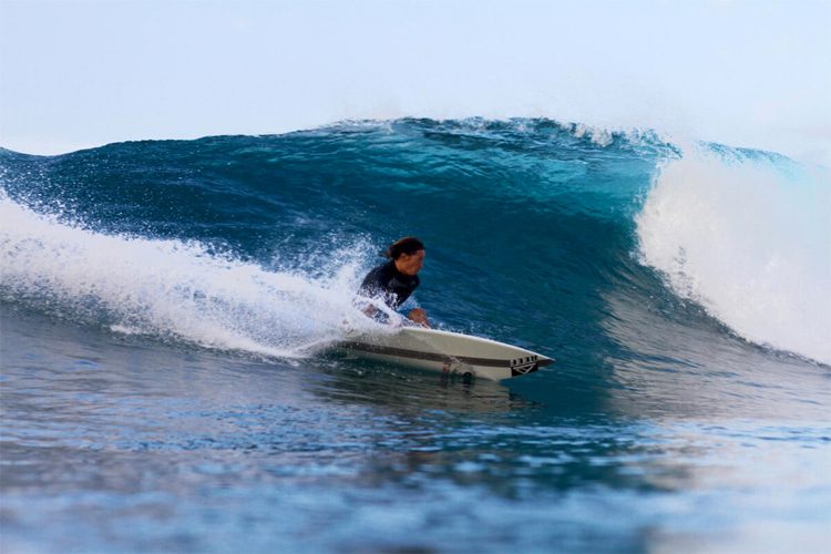 Mikala Jones: a free surfing spirit | Photo: Cestari/WSL