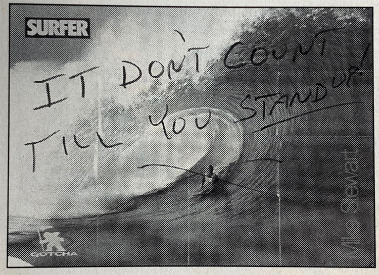 Surfer Magazine: back in the day, stand-up surfers disliked bodyboarding