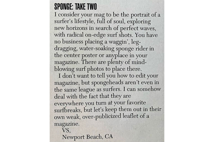 Surfer Magazine: Mike Stewart's poster generated lots of hate mail