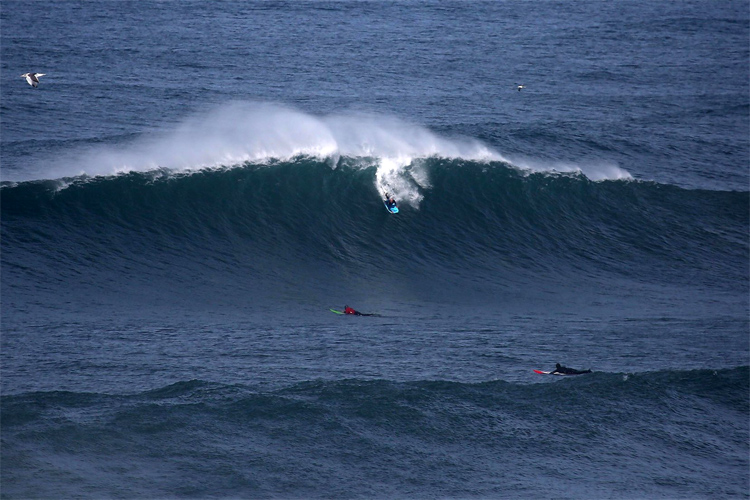 Mike Stewart: he didn't want jet ski support at Praia do Norte | Photo: Praia do Norte