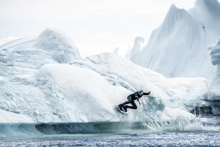 Nikita Martyanov: the Russian wakeboarder takes on Greenland | Photo: Shakuto/Red Bull