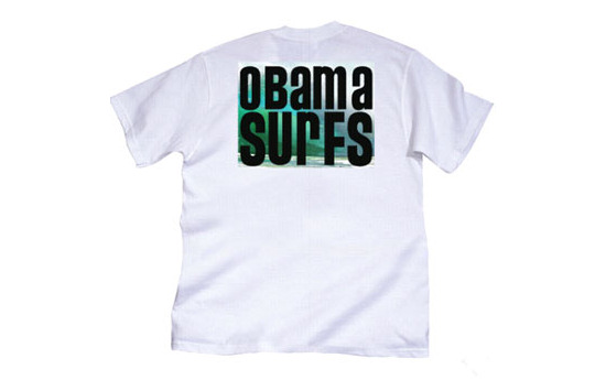Obama Surfs: he really does