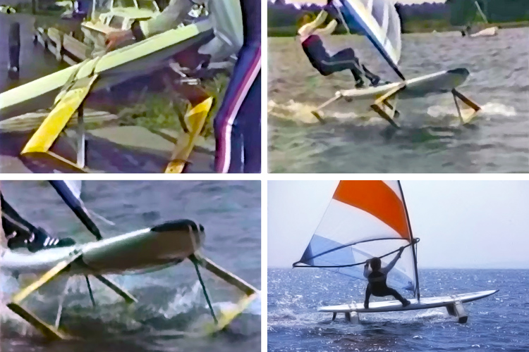 Foil windsurfing: the Toen Joop Nederpelt 1970s-1980s experiences