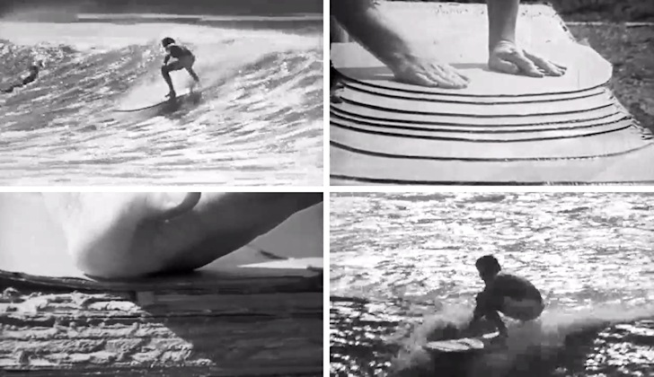 Paper surfboard: it could only come from the mind of Tom Morey