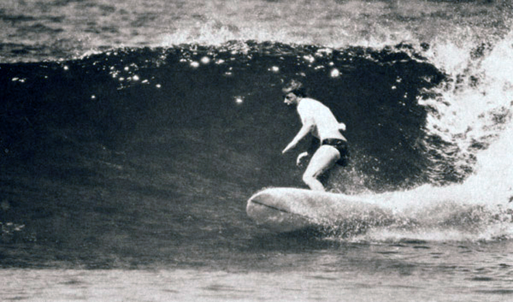 Phyllis O'Donnell: competing at the 1968 ISF World Surfing Championships in Puerto Rico where she finished third