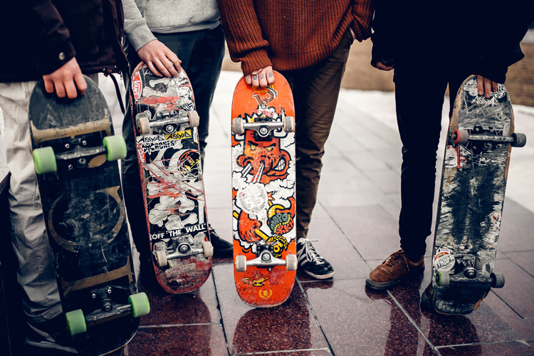 Popsicle skateboards: the best skate deck template for street and vert skateboarding | Photo: Shutterstock