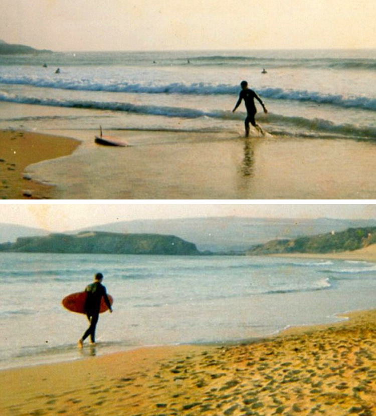 Cornwall, 1970-1973: Charles, Prince of Wales, explores the waves of Constantine Bay | Photo: Museum of British Surfing