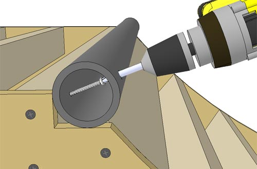 DIY quarter-pipe | Installing the Coping | Illustration: Jason/DIYSkate.com