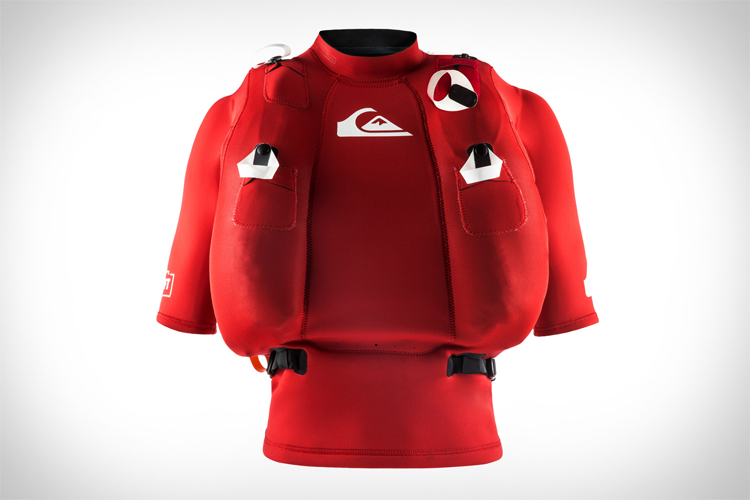 Highline Airlift: the inflatable life vest by Quiksilver