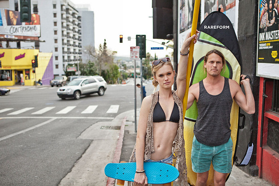 Rareform: transforming billboards into surfboard bags