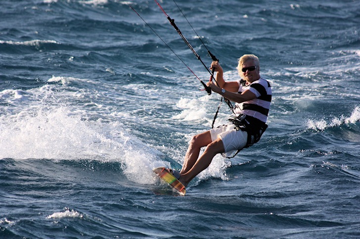 Richard Branson: addicted to kitesurfing