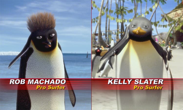 Rob Machado and Kelly Slater: the commentators at work for the Sports Penguin Entertainment Network (SPEN)