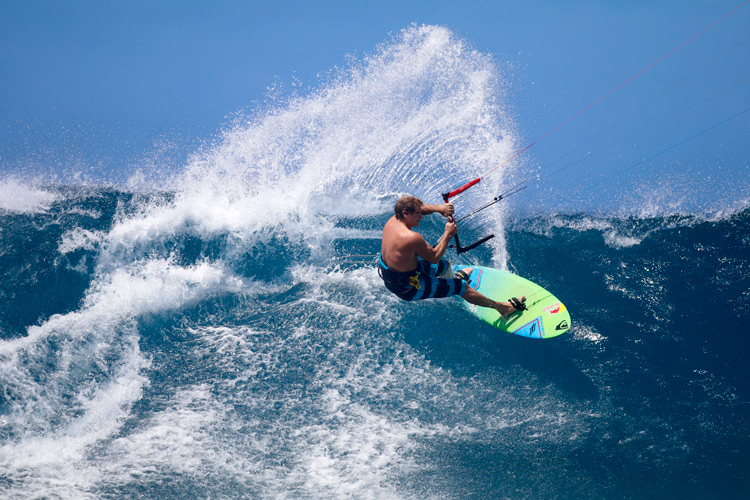 Robby Naish: he pioneered the sport of kiteboarding and became a prolific rider | Photo: Naish Archive
