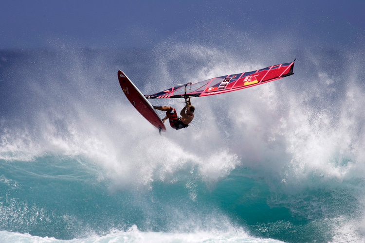 Robby Naish: the waterman won slalom, course, and wave windsurfing world titles and event trophies | Photo: Naish Archive