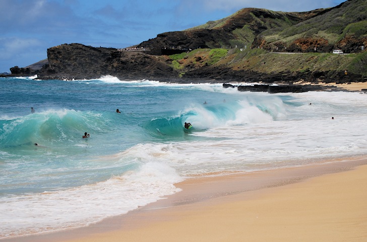 Sandy Beach, Honolulu: Barack Obama has bodysurfed here | Photo: Creative Commons/Matt Sims