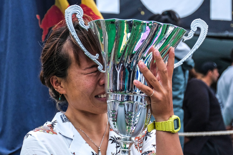 Sari Ohhara: the Japanese won her first APB Women's World Tour title at El Frontón | Photo: APB