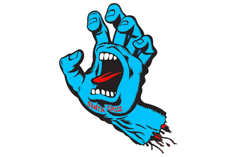 The Screaming Hand: Jim Phillips created one of the most popular skateboard graphics of all time
