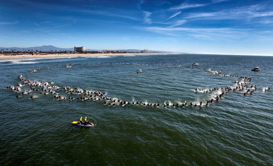 Sean Collins Paddle Out Memorial: the circle of friendship