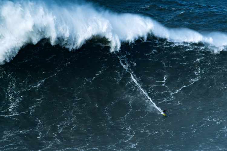 Sebastian Steudtner: the German's goal is to surf waves twice this size | Photo: João Cordeiro