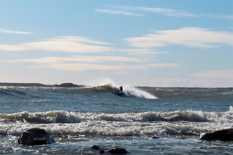 Finland: a secret surf spot near Pori | Photo: Offshore.fi