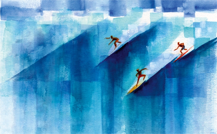 John Severson: he is the father of surf art | Illustration: John Severson
