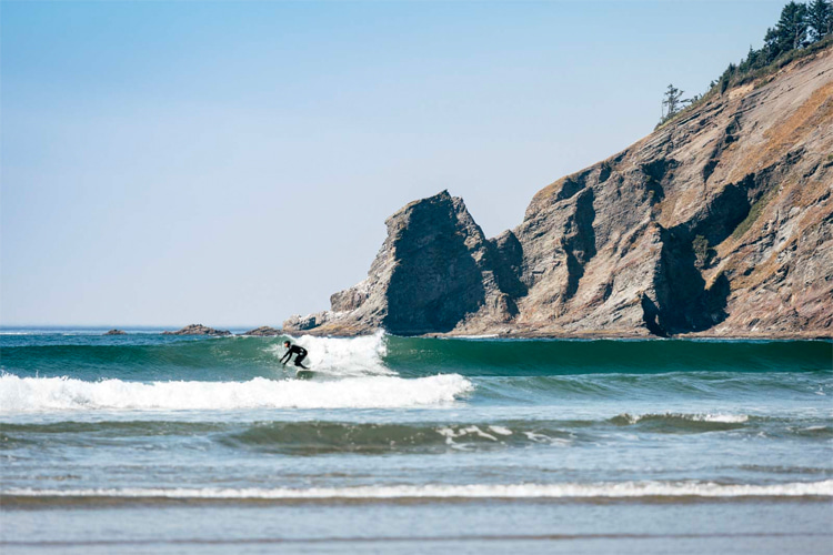 Short Sand Beach: probably the most popular surf break in Oregon Photo: Oregon Surf Adventure
