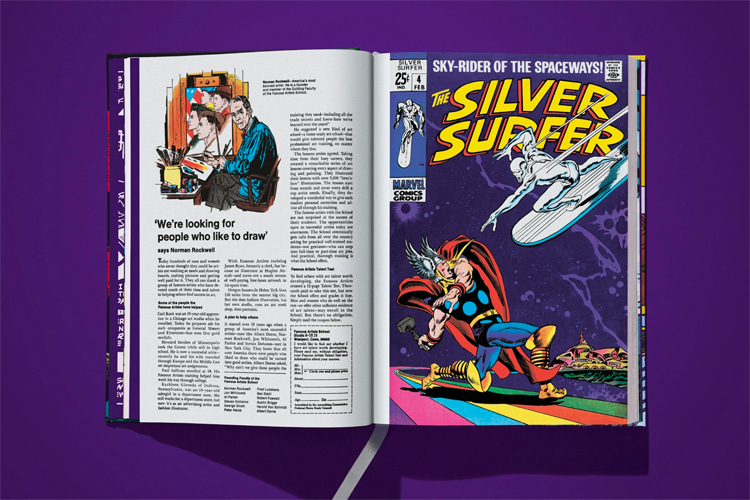Silver Surfer: the majority of the comics in this volume were shot from the collection of Bob Bretall | Photo: Taschen