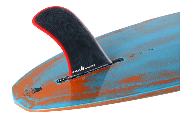 The Single Fin Setup: one centered fin attached to the surfboard