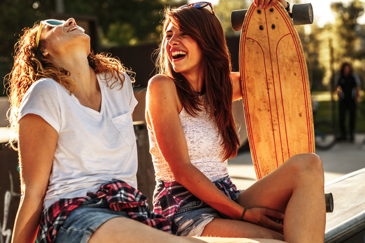 Skateboarders: laughing is always easier than hitting concrete | Photo: Shutterstock