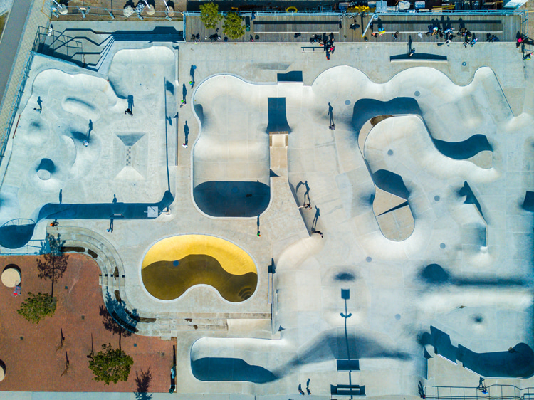 Skatepark: a limited area that can get crowed | Photo: Shutterstock