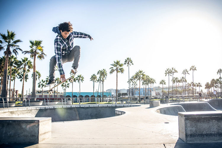 Skateparks: recreational facilities can include design features for both park and street skateboarding | Photo: Shutterstock