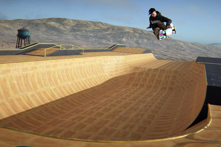 Skater XL: the Big Ramp is one of the game's most exciting features