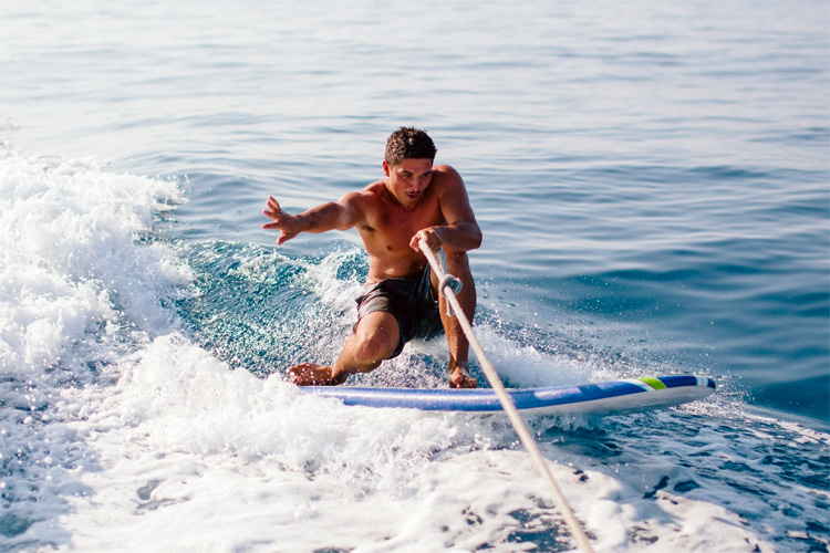 Skurfing: a water sport that had its heydays between 1985 and the mid-1990s | Photo: Creative Commons
