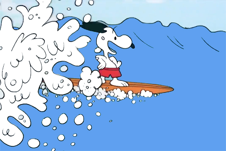 Snoopy: the famous Peanuts character had his first mind-surfing experience in 1966