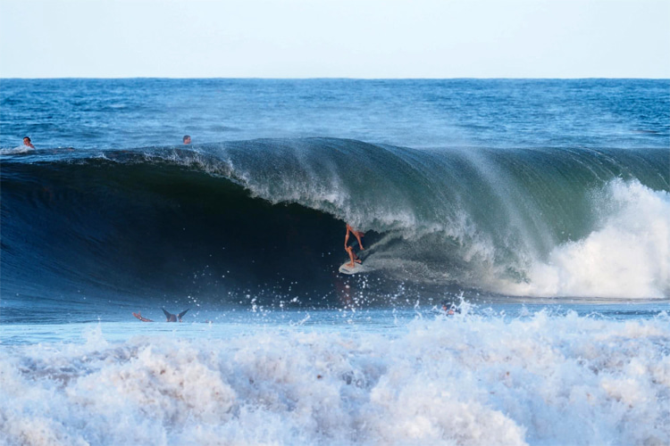 Soup Bowl: the most consistent Caribbean surf break produces a challenging right-hand tube wave | Photo: Jacob Burke