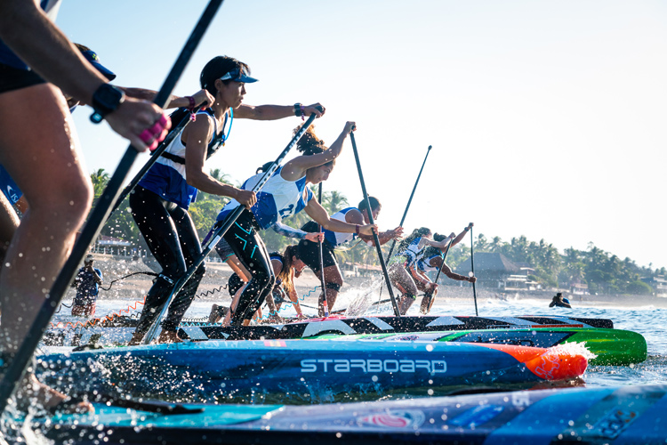 Stand Up Paddleboarding (SUP): a fast-growing water sport | Photo: Evans/ISA