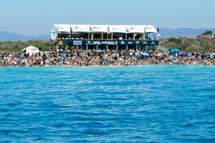 Surf competition: professional events require multiple hospitality options | Photo: WSL