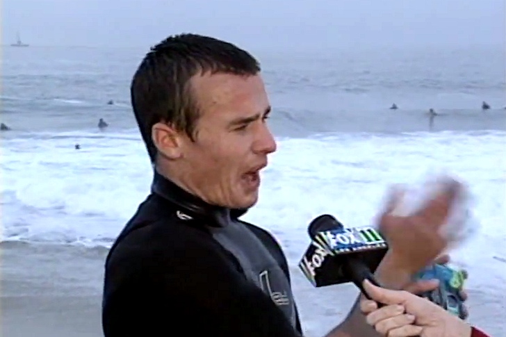 Surfer dude: the Fox News interview was one of YouTube's first viral videos