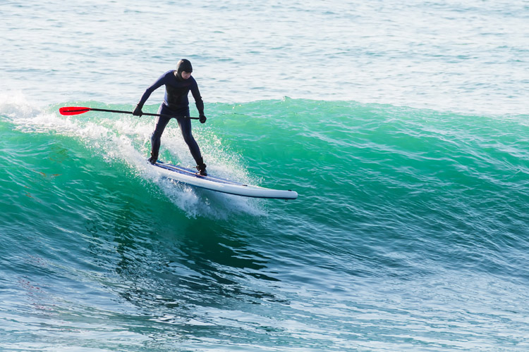Stand-up paddleboarding: surfers are not fans of SUP | Photo: Shutterstock