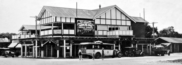 Surfers Paradise Hotel, circa 1935: the building before the 1936 fire