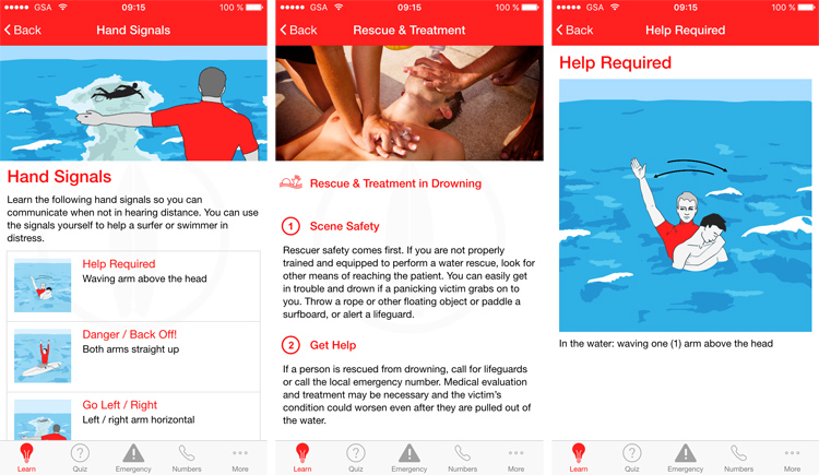 Surf First Aid app: by surfers, for surfers
