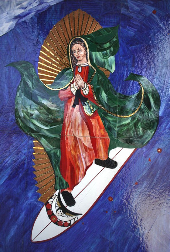 Surfing Madonna: come on, it is gorgeous