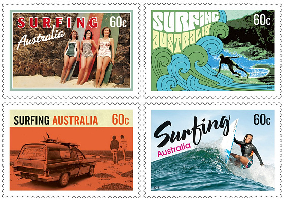 Surfing stamps: the commemorative stamps of Surfing Australia's 50th Anniversary