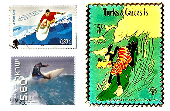 Surfing Stamps: Goofy is, in fact, a goofy-footer