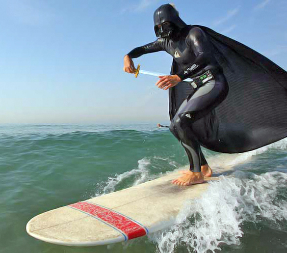 Surfing and surfers in the Star Wars world
