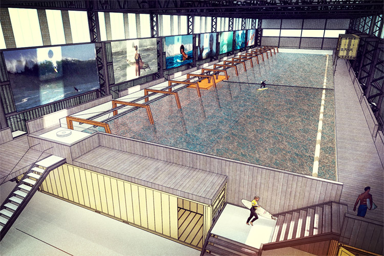 SurfPoel: Europe's first indoor wave pool is about to open in The Hague, Netherlands | Illustration: SurfPoel
