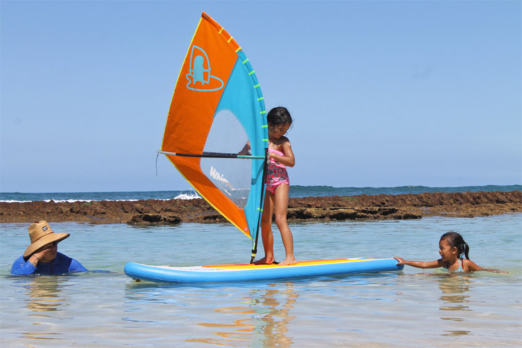 The Whipper: the windsurfing rig for kids aged 3-6 | Photo: WhipperKids